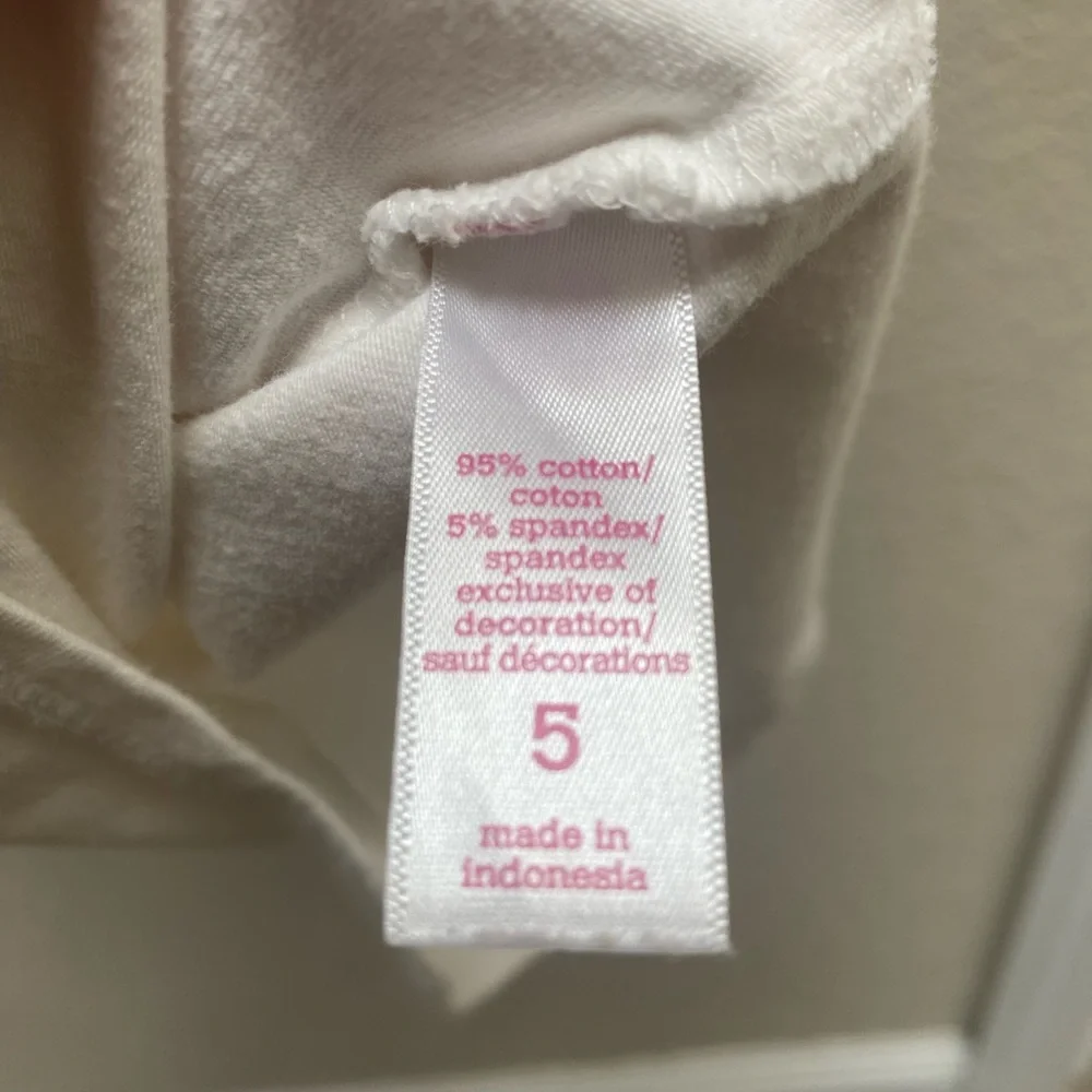 Justice, Kids, Girls, Camisole, Tank Top, White, Size 5